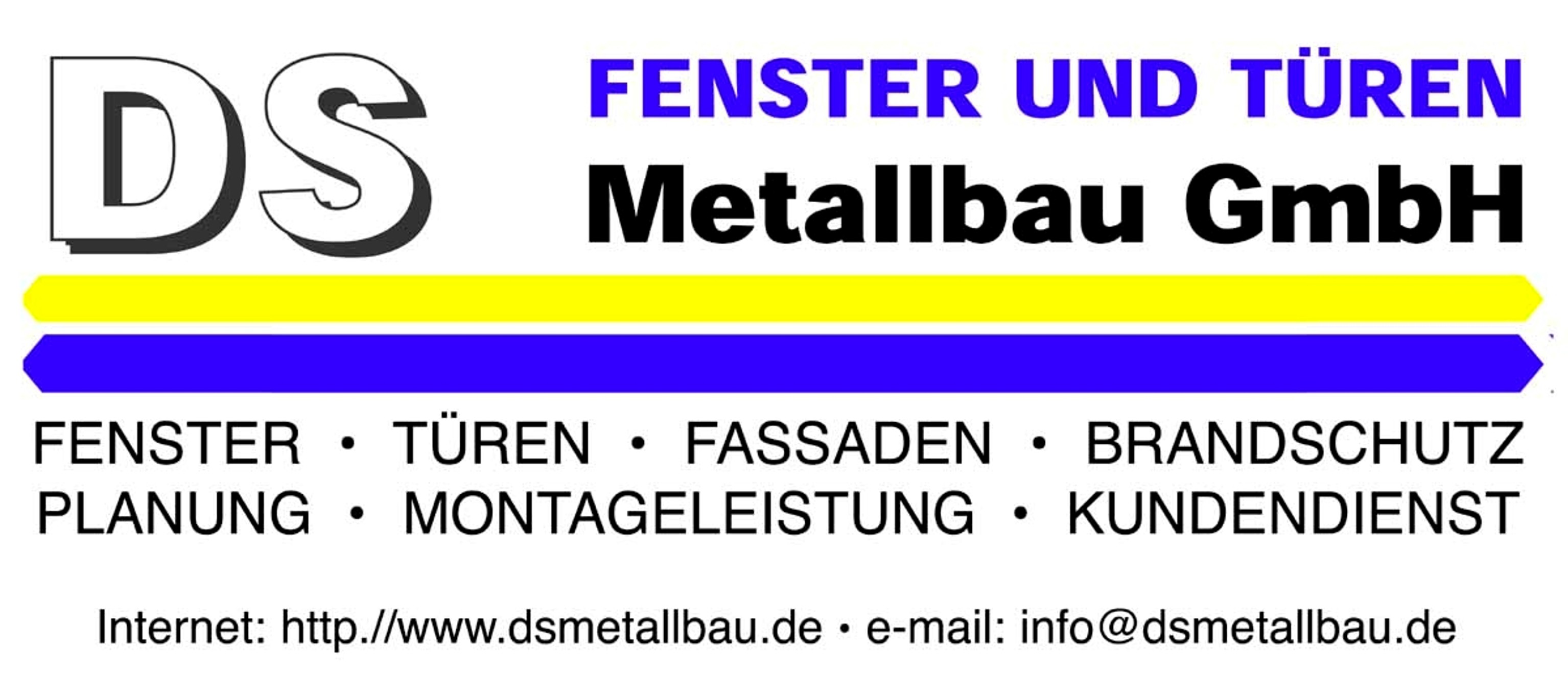 Logo DS Fenster und Türen Metallbau GmbH